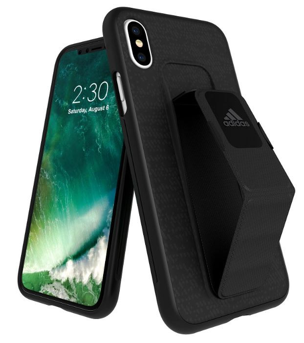 Adidas Iphone XS Max (2018) Sport Edition Grip Back Phone Case Black