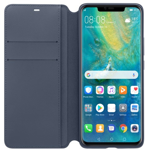 Huawei Mate 20 Pro Wallet Phone Cover Deep Blue