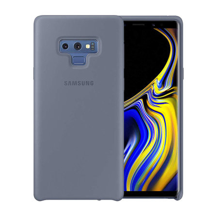 Samsung Galaxy Note 9 Silicon Phone Cover (Blue)