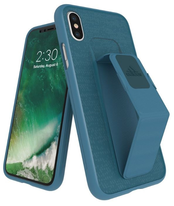 Adidas Iphone X Grip Back Phone Case Blue
