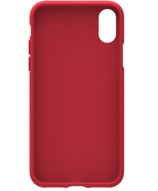 Adidas iPhone X Moulded Back Phone Case Radiant Red