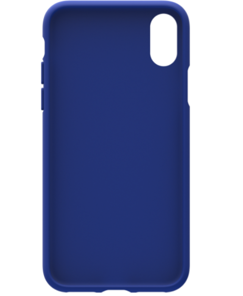 Adidas iPhone X Moulded Back Phone Case Blue