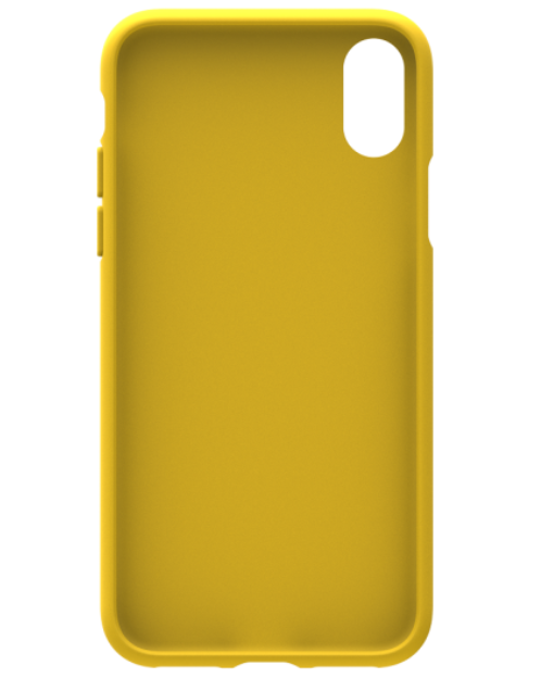 Adidas iPhone X Moulded Back Phone Case Yellow