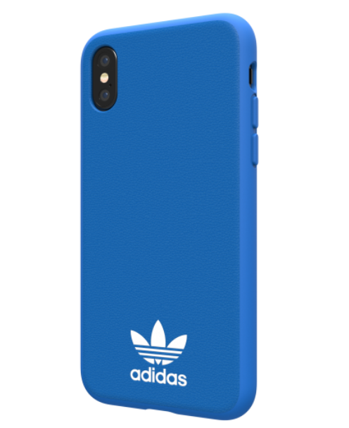 Adidas iPhone X Moulded Back Phone Case Bluebird Logo