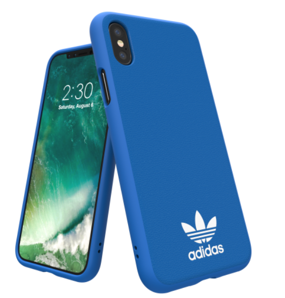 Adidas iPhone X Moulded Back Phone Case Bluebird Logo